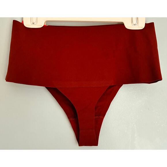 SPANX Seamless High Waist Thong Brown Small NWT - Picture 3 of 7